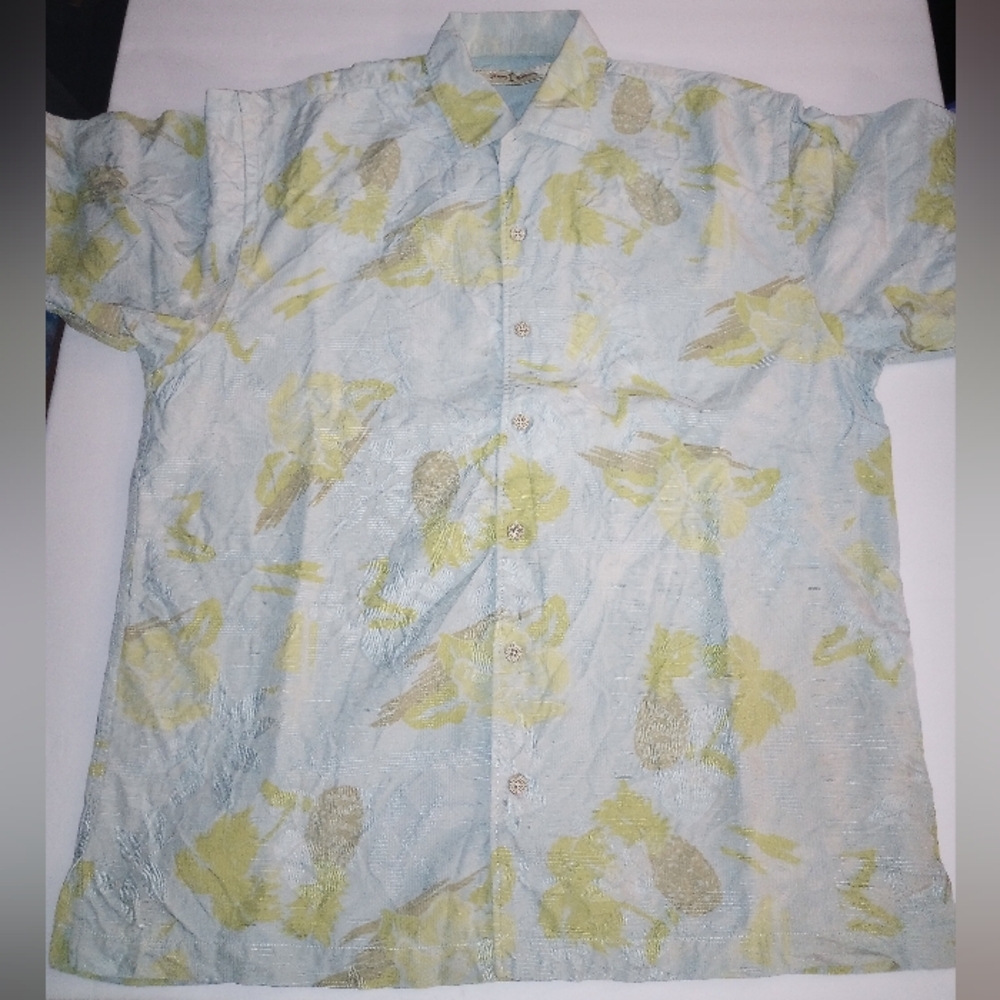 👕🧊 Pear Color on Light Blue Shirt 🍐